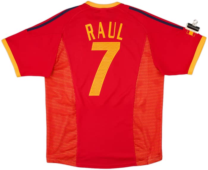 2002-04 Spain Home Shirt Raul #7 - 6/10 - (L)
