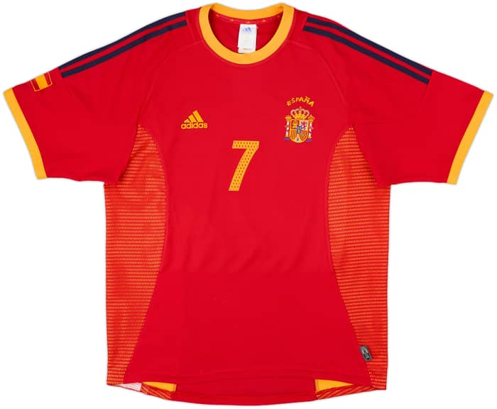 2002-04 Spain Home Shirt Raul #7 - 6/10 - (L)
