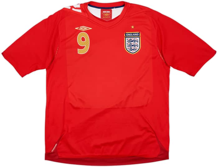 2006-08 England Away Shirt Rooney #9 - 6/10 - (XL)