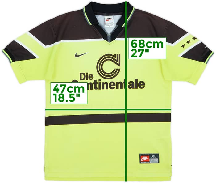 1997-98 Borussia Dortmund Home Shirt - 7/10 - (XL.Boys)