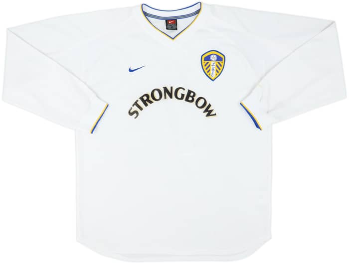2000-02 Leeds United Home L/S Shirt Keane #7 - 7/10 - (L)