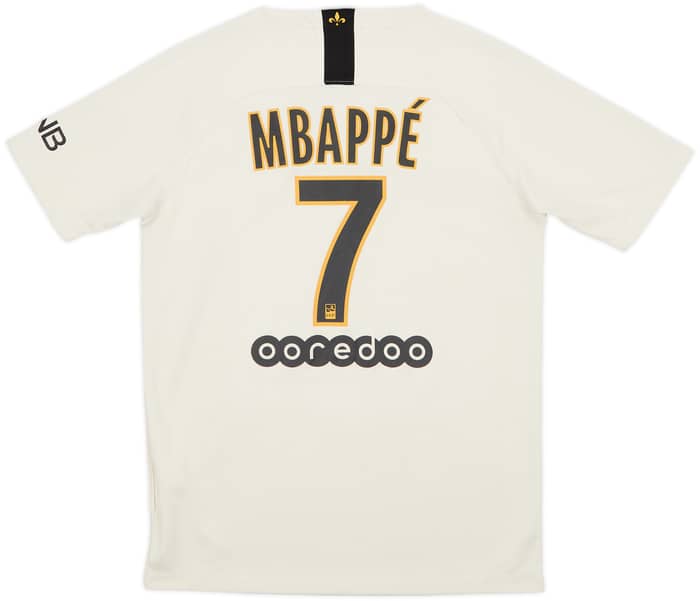 2018-19 Paris Saint-Germain Away Shirt Mbappe #7 - 8/10 - (L.Boys)