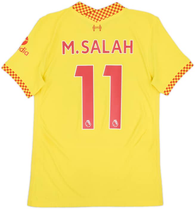 2021-22 Liverpool Authentic Third Shirt M.Salah #11 - 6/10 - (S)