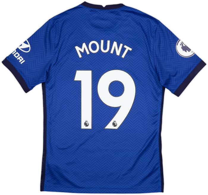 2020-21 Chelsea Home Shirt Mount #19 - 9/10 - (S)