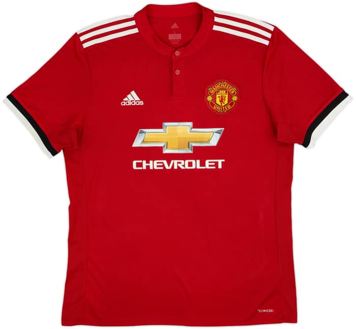 2017-18 Manchester United Home Shirt Lukaku #9 - 7/10 - (L)