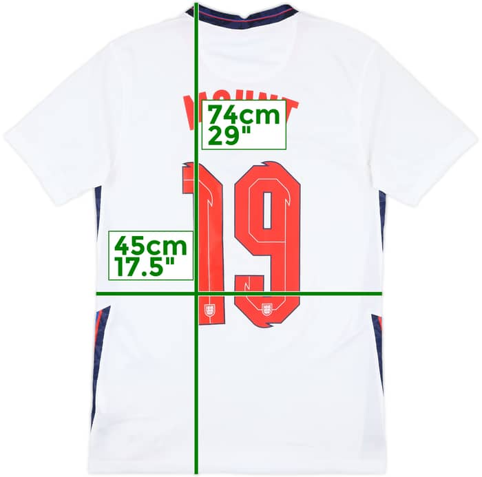 2020-22 England Home Shirt Mount #19 - 7/10 - (S)