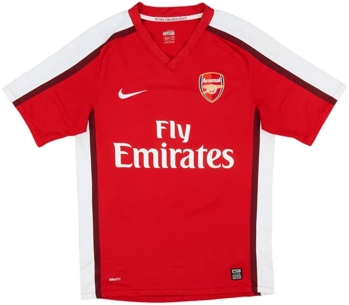 2008-10 Arsenal Home Shirt Vela #12 - 8/10 - (S)