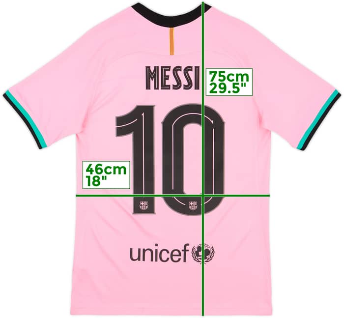2020-21 Barcelona Third Shirt Messi #10 - 9/10 - (S)
