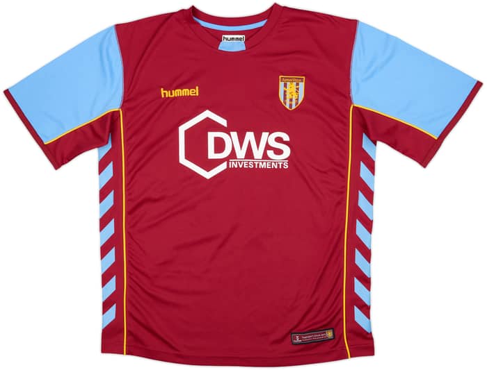 2005-06 Aston Villa Home Shirt Baros #10 - 8/10 - (M)