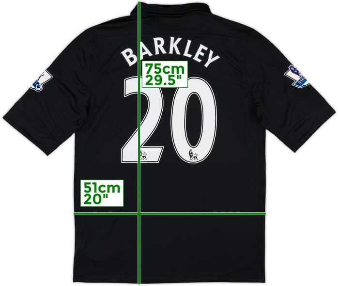 2012-13 Everton Away Shirt Barkley #20 - 8/10 - (M)