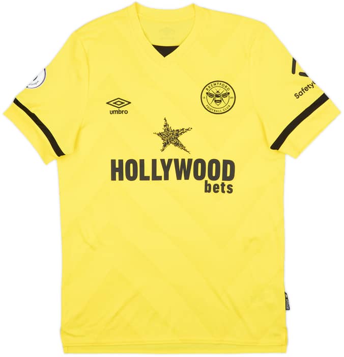 2021-22 Brentford Away Shirt Toney #17 - 8/10 - (M)