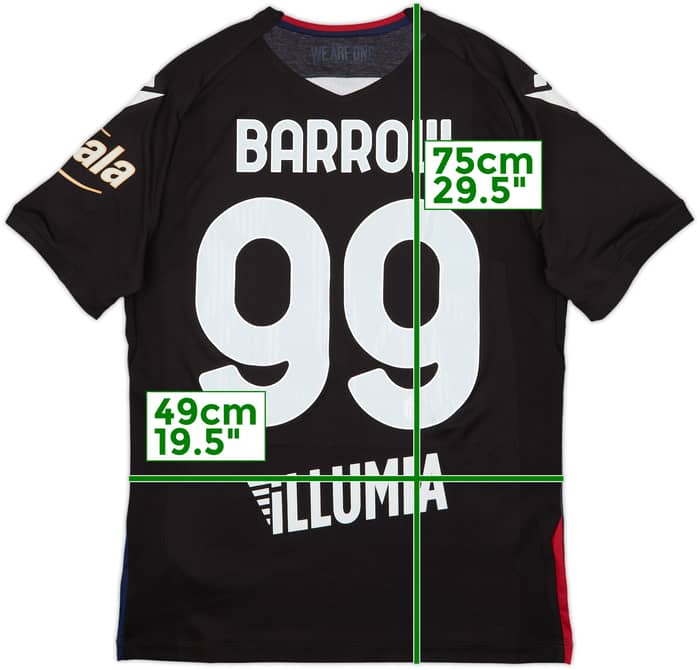 2020-21 Bologna Third Shirt Barrow #99 - 9/10 - (L)