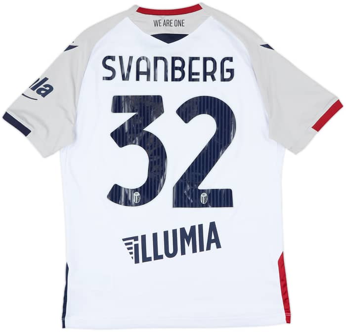 2020-21 Bologna Away Shirt Svanberg #32 - 9/10 - (L)