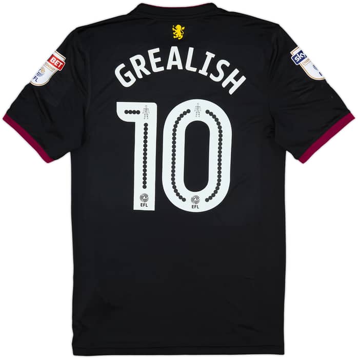 2017-18 Aston Villa Away Shirt Grealish #10 - 8/10 - (S)