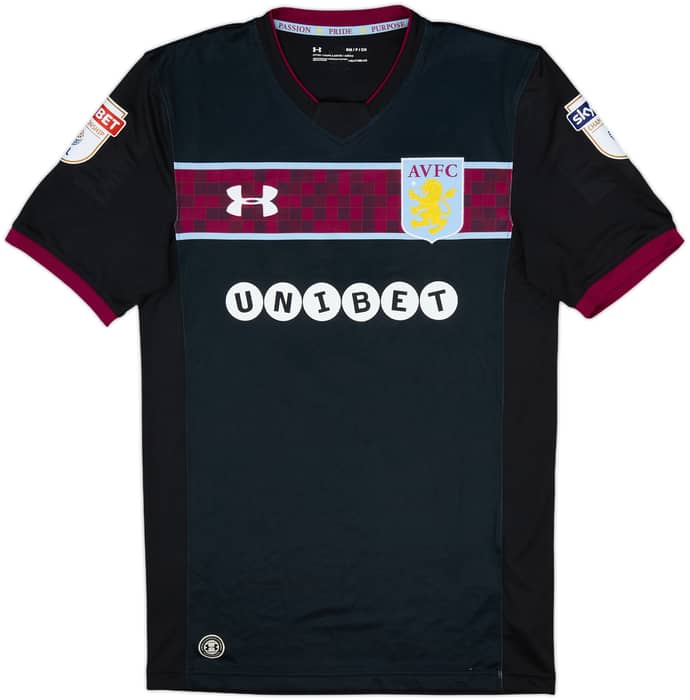 2017-18 Aston Villa Away Shirt Grealish #10 - 8/10 - (S)
