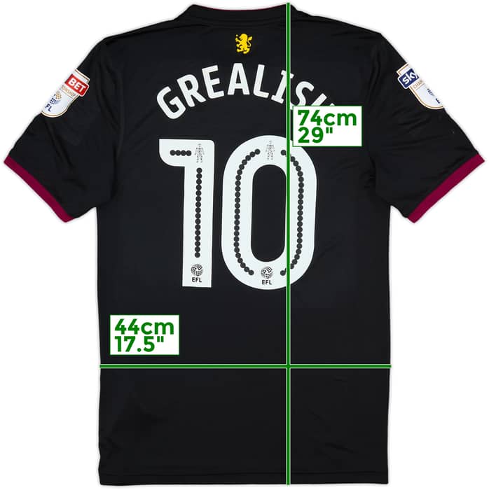 2017-18 Aston Villa Away Shirt Grealish #10 - 8/10 - (S)