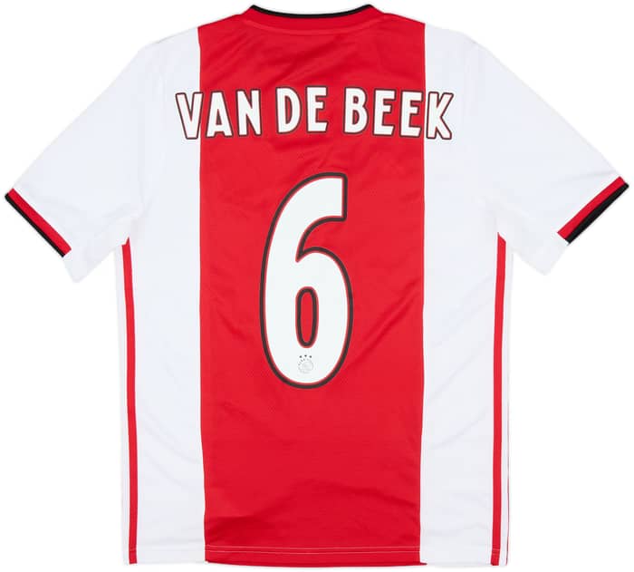 2019-20 Ajax Home Shirt Van De Beek #6 - 10/10 - (XL.Boys)