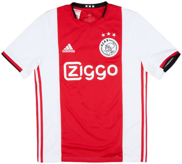 2019-20 Ajax Home Shirt Van De Beek #6 - 10/10 - (XL.Boys)