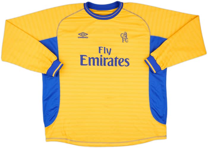 2001-02 Chelsea Third L/S Shirt Zola #25 - 8/10 - (XXL)