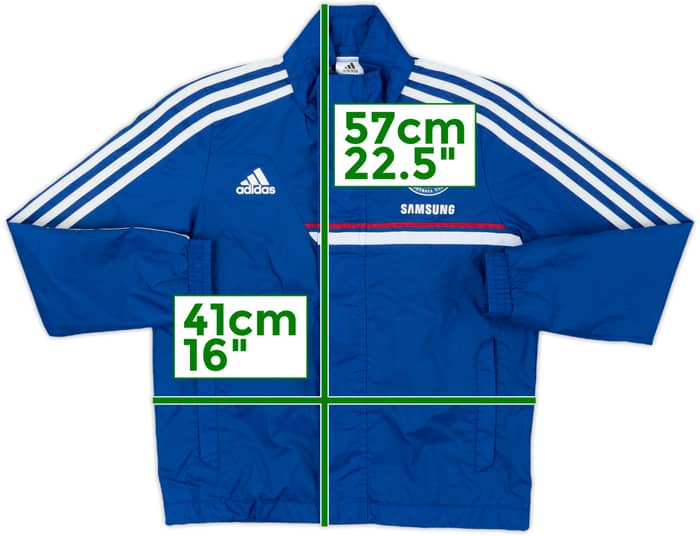 2013-14 Chelsea adidas Rain Jacket - 6/10 - (S.Boys)