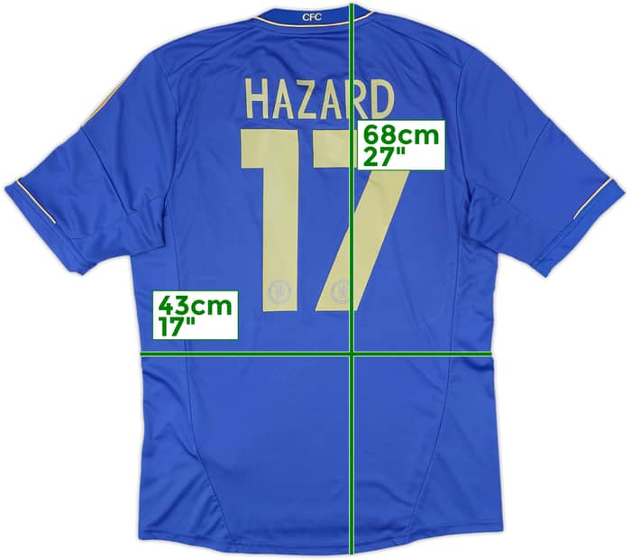 2012-13 Chelsea Home Shirt Hazard #17 - 7/10 - (M)