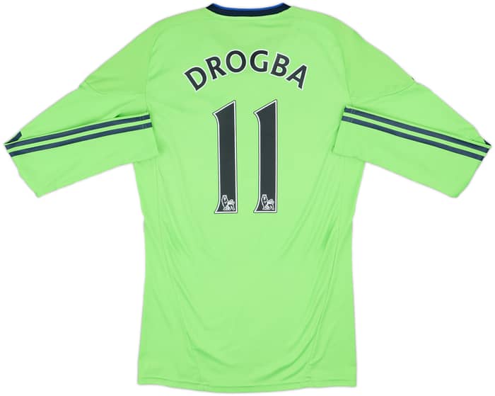 2010-11 Chelsea Player Issue TechFit Third L/S Shirt Drogba #11 - 6/10 - (L)