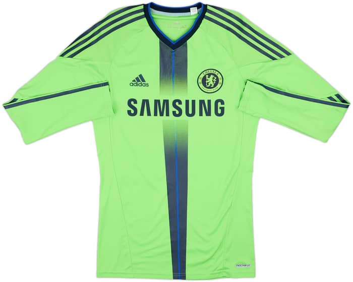 2010-11 Chelsea Player Issue TechFit Third L/S Shirt Drogba #11 - 6/10 - (L)