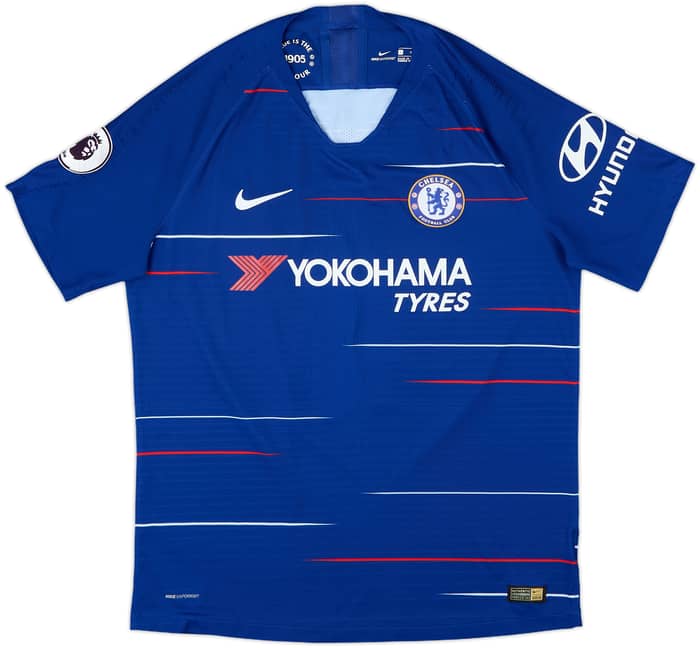 2018-19 Chelsea Authentic Home Shirt David Luiz #30 - 7/10 - (L)