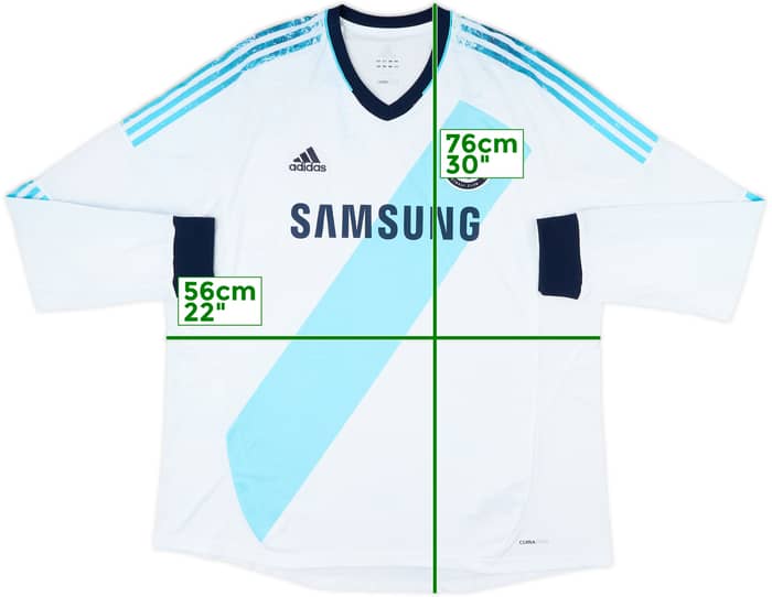 2012-13 Chelsea Away L/S Shirt - 4/10 - (XXL)