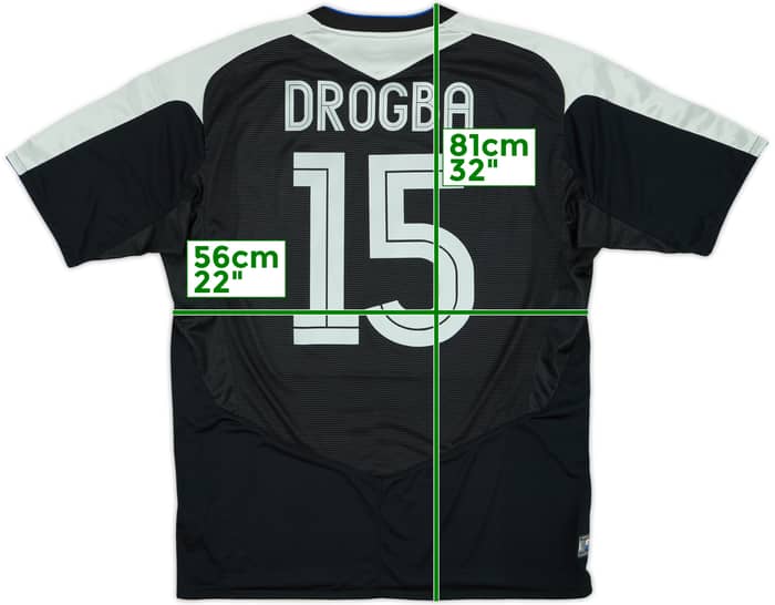 2004-05 Chelsea Away Shirt Drogba #15 - 9/10 - (XL)