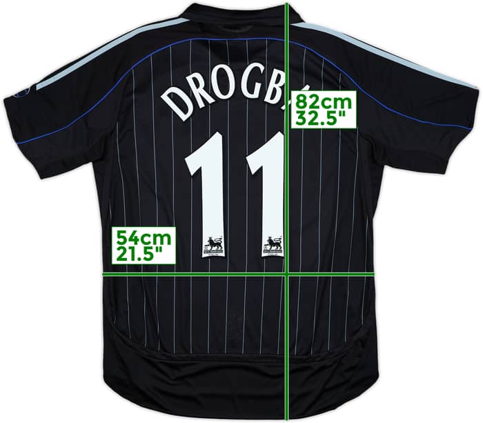 2006-07 Chelsea Third Shirt Drogba #11 - 7/10 - (L)