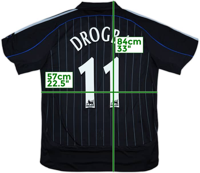 2006-07 Chelsea Third Shirt Drogba #11 - 8/10 - (L)