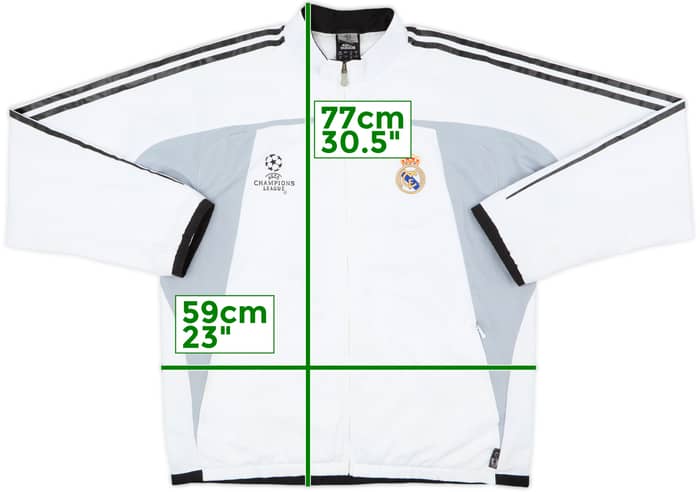 2004-05 Real Madrid adidas CL Track Jacket - 6/10 - (L)