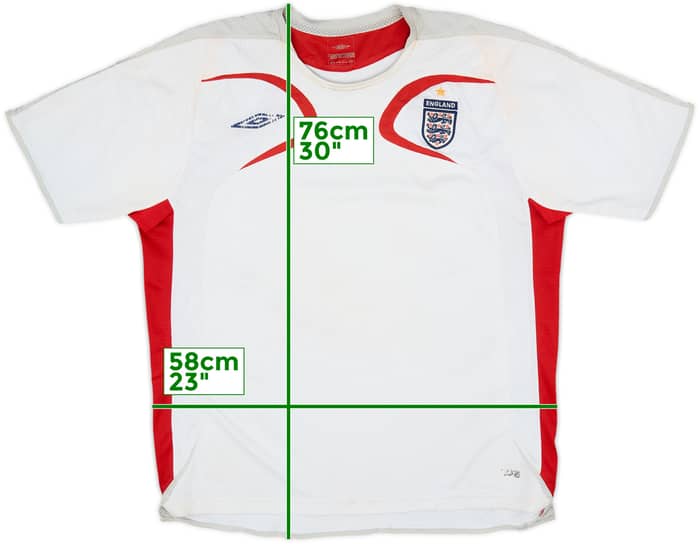 2006-07 England Umbro Training Shirt - 4/10 - (3XL)