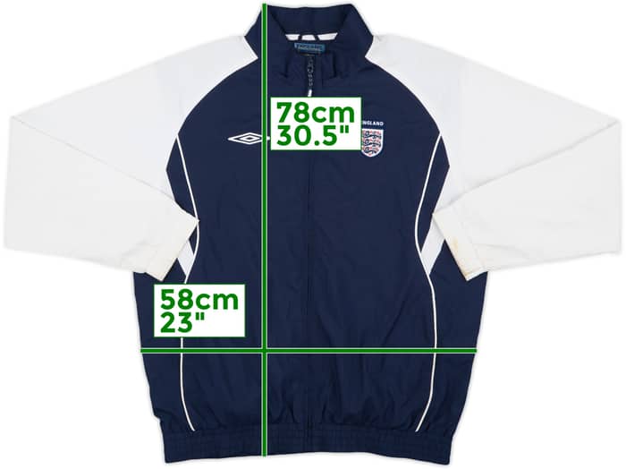 2004-06 England Umbro Track Jacket - 7/10 - (L)