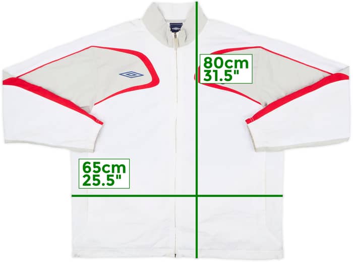2007-09 England Umbro Track Jacket - 7/10 - (XL)