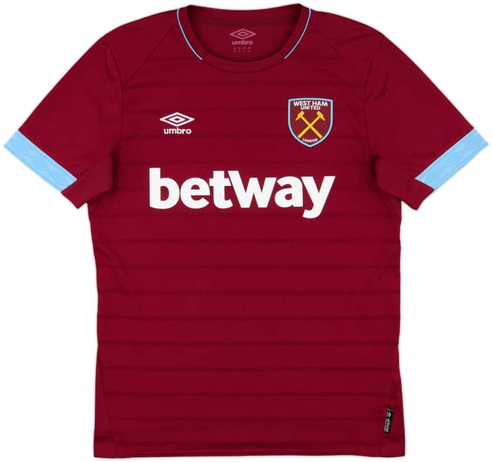2018-19 West Ham Home Shirt Noble #16 - 9/10 - (M)