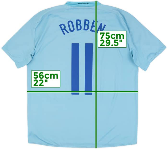 2008-10 Netherlands Away Shirt Robben #11 - 5/10 - (L)