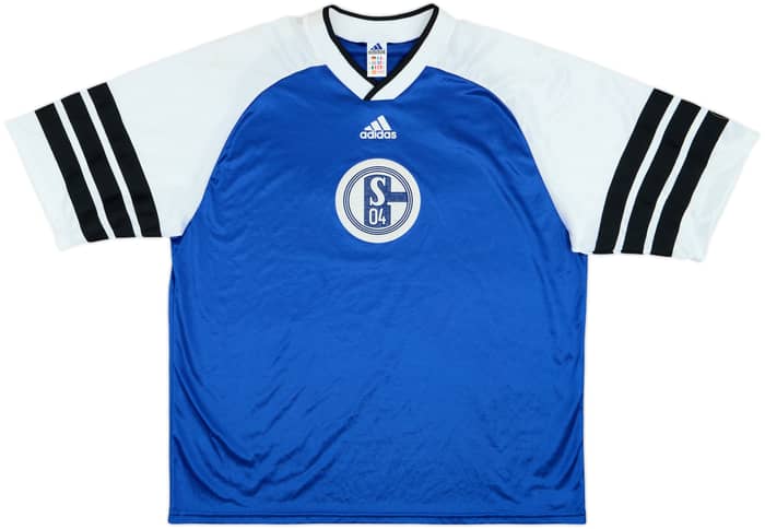 1998-99 Schalke adidas Training Shirt - 6/10 - (XXL)