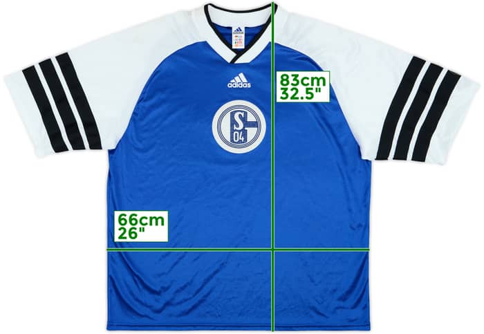 1998-99 Schalke adidas Training Shirt - 6/10 - (XXL)