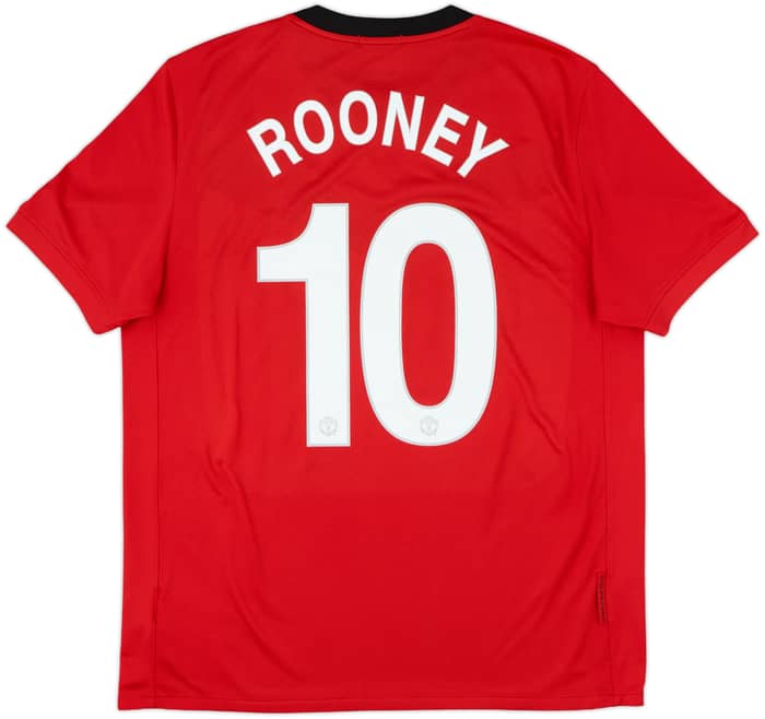2009-10 Manchester United Home Shirt Rooney #10 - 6/10 - (L)