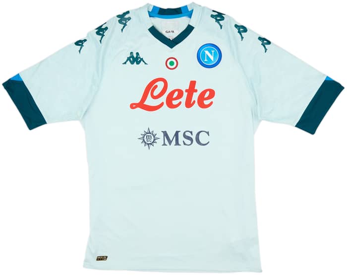 2020-21 Napoli Away Shirt Kvaratskhelia #77 - 8/10 - (XXL)
