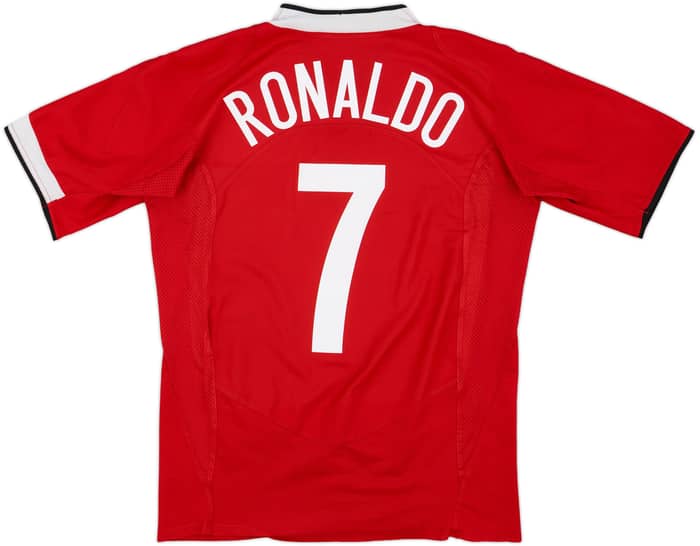 2004-06 Manchester United Home Shirt Ronaldo #7 - 6/10 - (S)