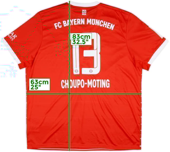 2022-23 Bayern Munich Home Shirt Choupo-Moting #13 (XXL)