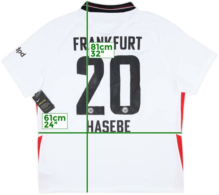 2020-21 Eintracht Frankfurt Away Shirt Hasebe #20 (XXL)