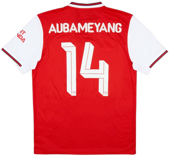 2019-20 Arsenal Home Shirt Aubameyang #14 (M)