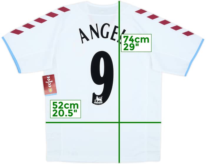 2004-05 Aston Villa Away Shirt Angel #9 (S)