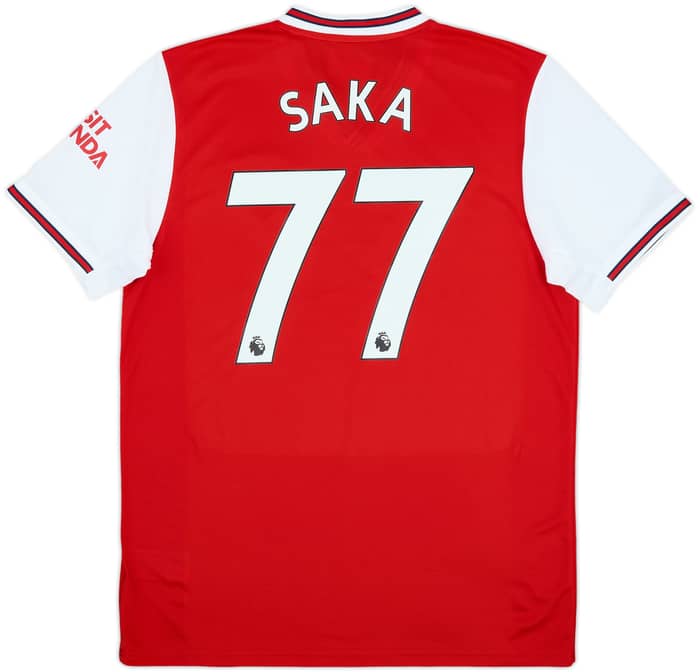 2019-20 Arsenal Home Shirt Saka #77 (L)