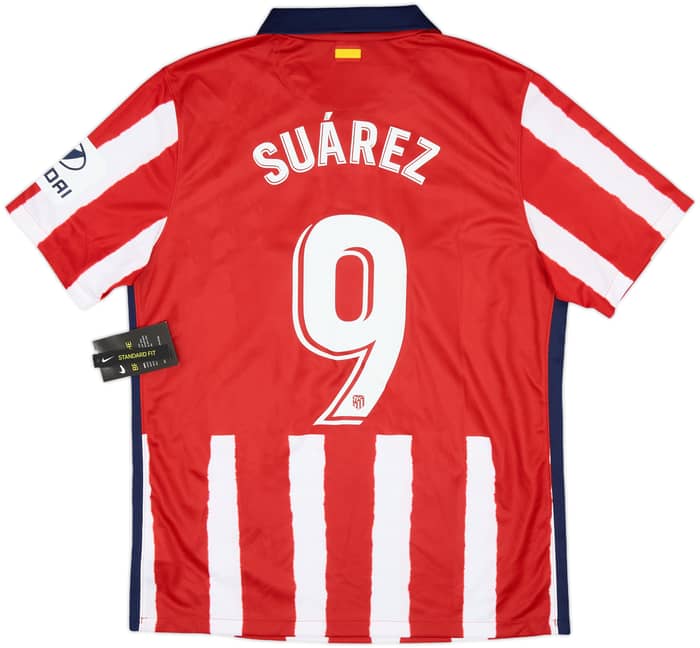 2020-21 Atletico Madrid Home Shirt Suarez #9 (L)