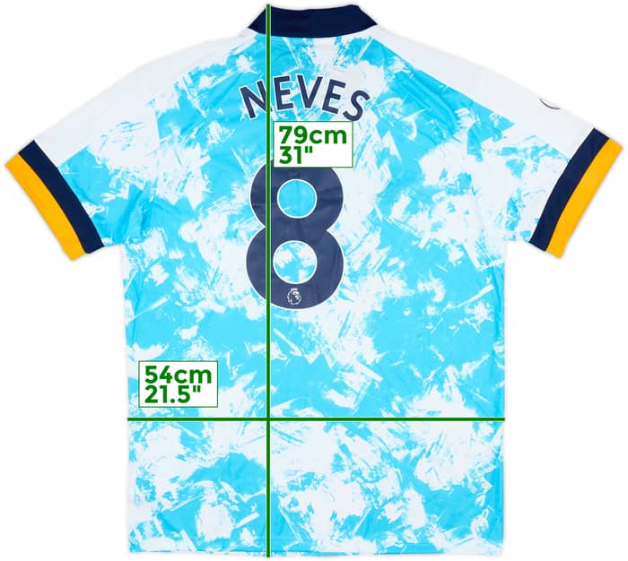 2020-21 Wolves Away Shirt Neves #8 (L)